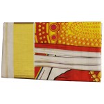 Traditional Kathakali Mural Kasavu Saree